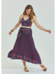 Floral Patterned Loose Asymmetric Plus Size Skirt